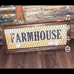 Farmhouse home decor